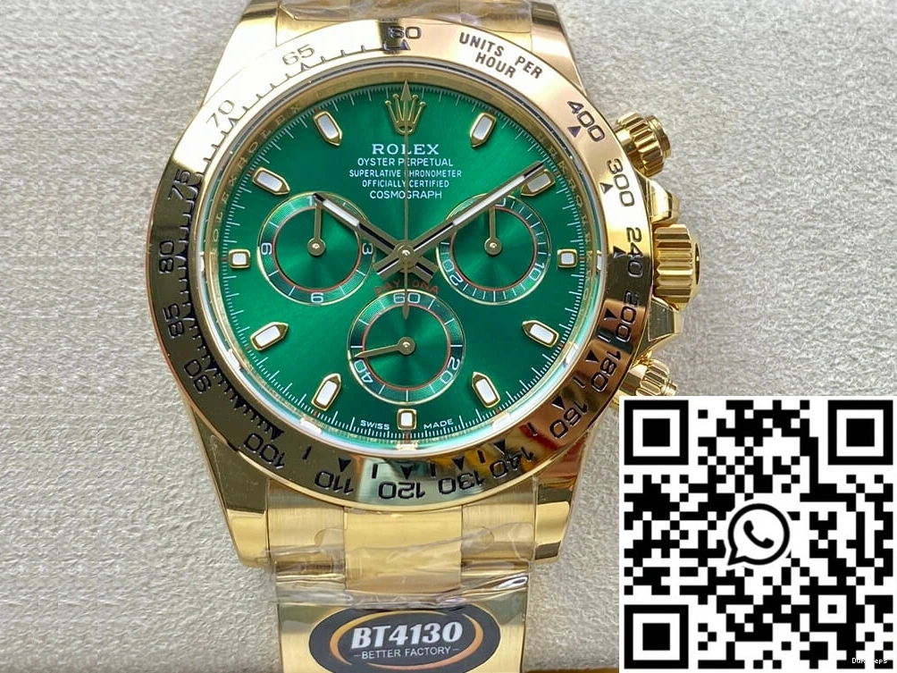Factory Daytona M116508-0013 Green Gold Yellow BT Rolex Dial 0422